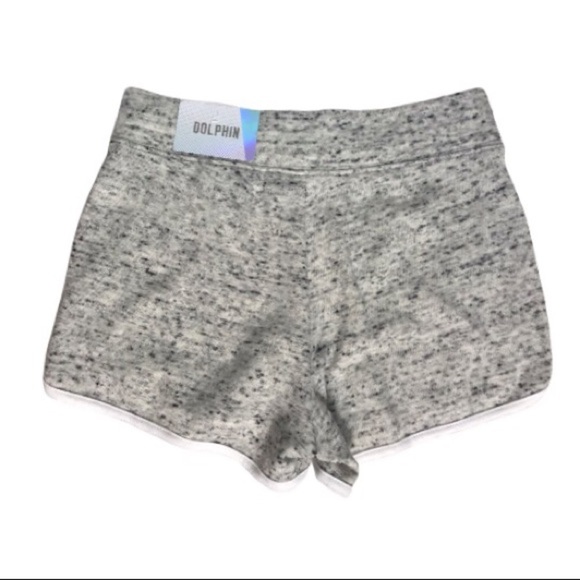 NWT Justice Active Gray & White Athletic Shorts - Picture 2 of 8